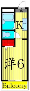 メゾンエトワールIII【2階】の間取り