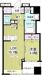アンビックス神田【2階】の間取り