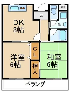 エクセル池田【3階】の間取り