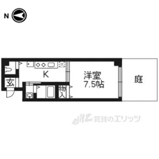 WELL鞍馬口【1階】の間取り