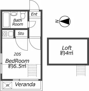 AP356 ライフピアアザレア【2階】の間取り
