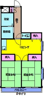 ファーストフラミンゴ【4階】の間取り