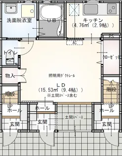s.a box寺家A棟【1階】の間取り