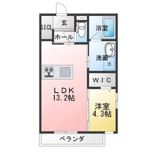 L’ALLUR I【3階】の間取り