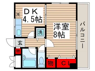 WISECOURT【4階】の間取り