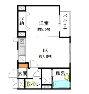 マル井ビル立川【2階】の間取り