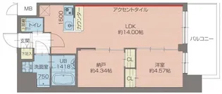 プレジオ新小岩EURO【2階】の間取り