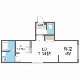 Gentile S8【4階】の間取り
