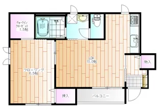 マルスコート【1階】の間取り