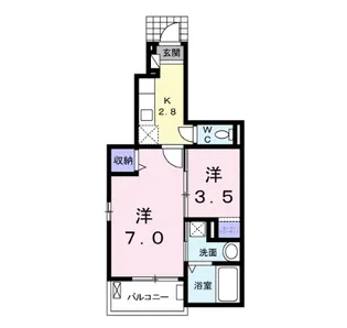 ピアッジオ【1階】の間取り