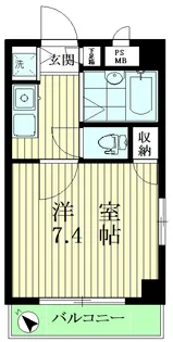 コーポ・バン【2階】の間取り