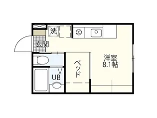 ハイドランジア草津【2階】の間取り