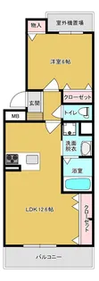レジデンスサリーナ【2階】の間取り
