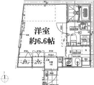 カサブランカ上野入谷【3階】の間取り