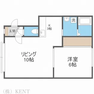 アベイユ35【1階】の間取り