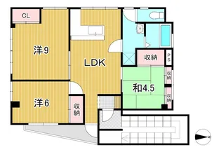 シャトー野村【2階】の間取り