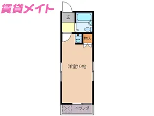 1Rの間取り画像