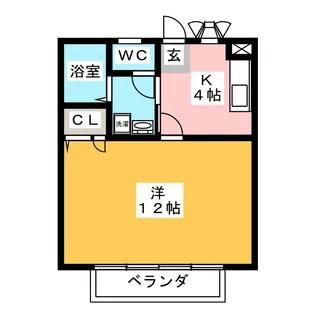 コーポ南木6【2階】の間取り