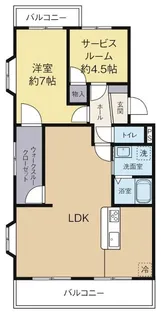 静岡県浜松市中央区蜆塚4【マンション】の間取り