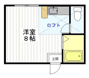 コートリバーサイド【2階】の間取り