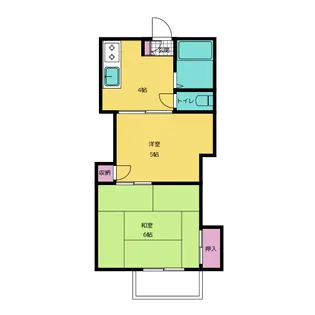 コーポマキA棟【1階】の間取り