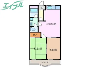 プラムコートJPMC【3階】の間取り