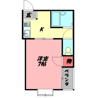 メゾンなごみ【5階】の間取り