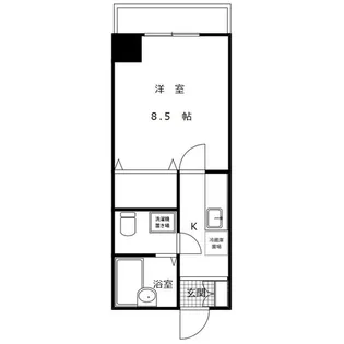 長町パリエ【5階】の間取り