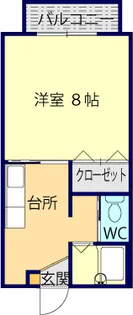 1Kの間取り画像