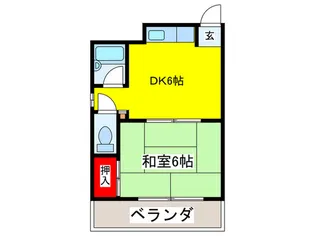 メゾン加美【5階】の間取り