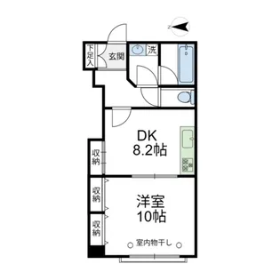 三侑ビル【2階】の間取り