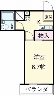 メゾン荒井【2階】の間取り