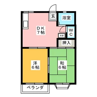 プレミールE【2階】の間取り