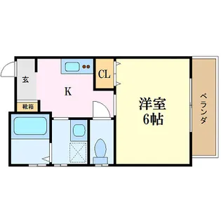 アクシスコート真嘉比【4階】の間取り