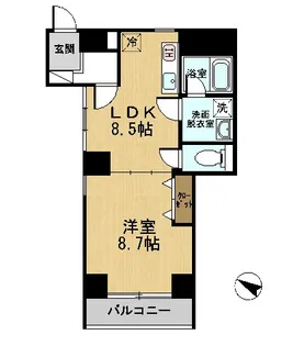 FRAGRANZA【3階】の間取り