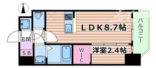 大阪府大阪市淀川区西宮原1【マンション】の間取り