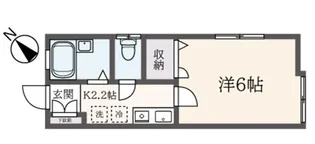 ハウス松涛【1階】の間取り