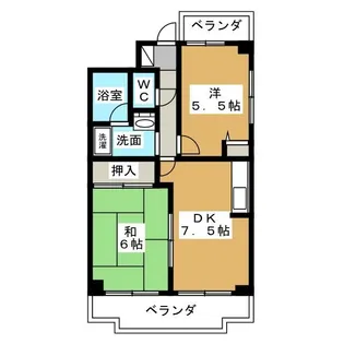 ベルコート町田【3階】の間取り