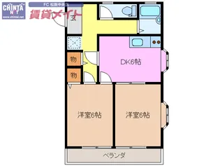 ロイヤルメゾンRAVOROI【1階】の間取り