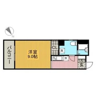 愛知県名古屋市東区徳川2【マンション】の間取り