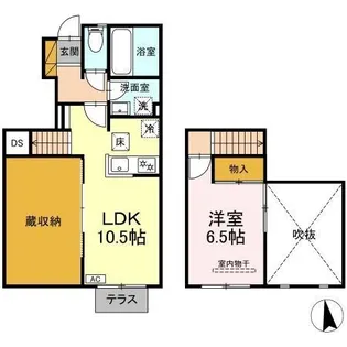 千葉県千葉市緑区鎌取町【アパート】の間取り