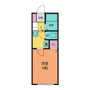 グレイスヒル追浜【1階】の間取り