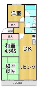 3LDKの間取り画像