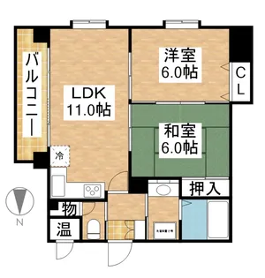 R-Court泉【8階】の間取り