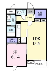 ジュメイラ【1階】の間取り