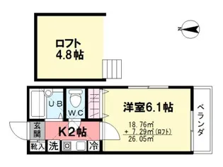 ブルーベル上井草【1階】の間取り
