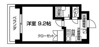 カルチェ千歳烏山【1階】の間取り