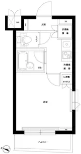 ルーブル池上六番館【4階】の間取り