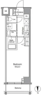 東京都江東区深川2【マンション】の間取り
