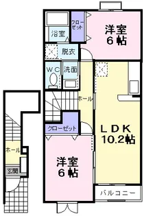 ガーデンハウス伊藤【2階】の間取り